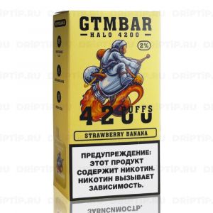 Gtm Bar Halo 4200 - Strawberry Banana