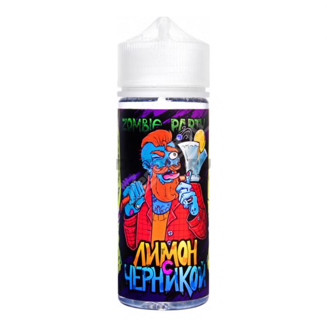 Жидкость Zombie Party Лимон с черникой 3mg 120ml 