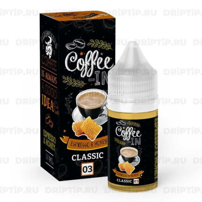 Жидкость Coffee-In - Espresso And Honey 30ml 