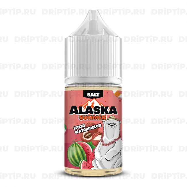 Жидкость Alaska Summer Salt - Litchi Watermelon 