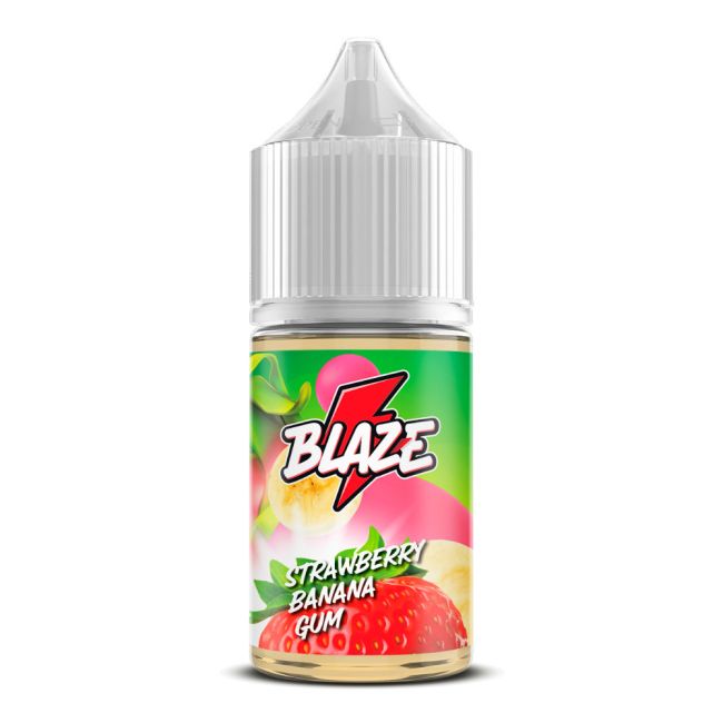Жидкость Blaze Salt - Strawberry Banana Gum Жидкость Blaze Salt - Strawberry Banana Gum
