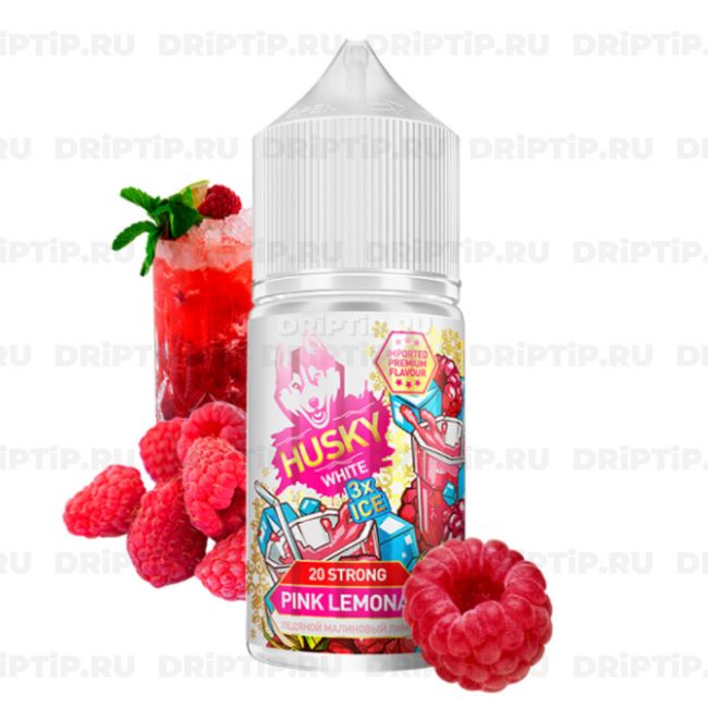 Жидкость Husky Import White 3xICE Salt - Pink Lemonade 