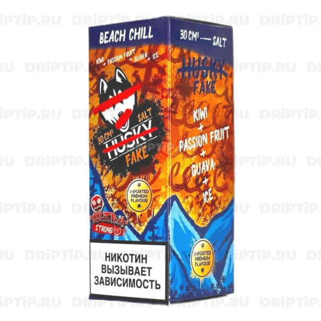 Жидкость Husky Import Fake Salt - Beach Chill 