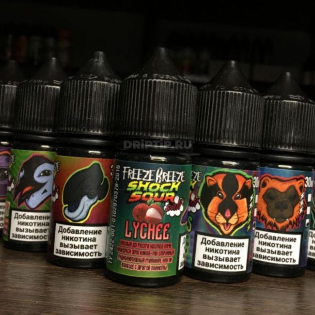 Freeze Breeze Shock Sour Salt - Kiwi Ice