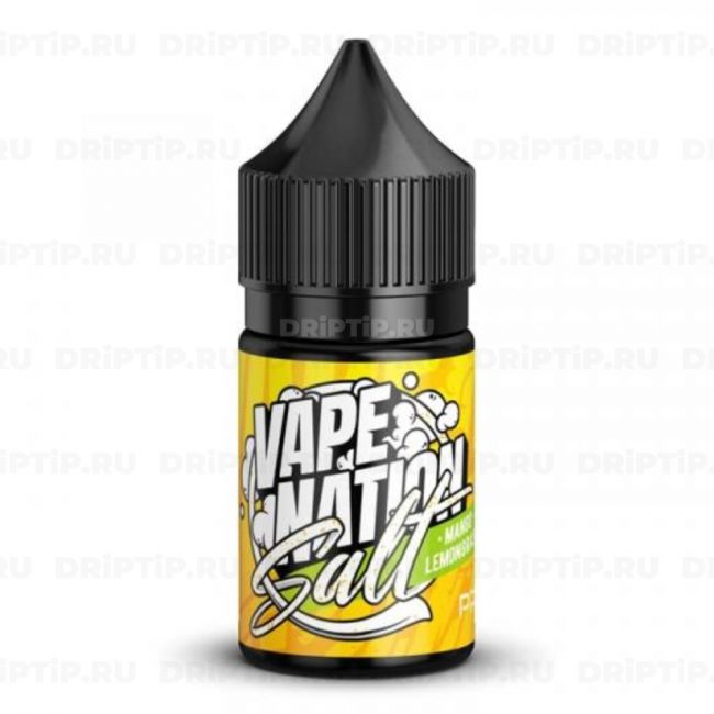 Жидкость Vape Nation Salt - Mango Lemongrass 