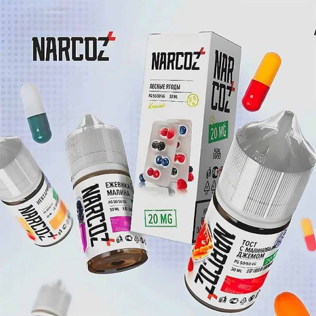 Жидкость Narcoz Salt - Клюква малина Жидкость Narcoz Salt - Клюква малина