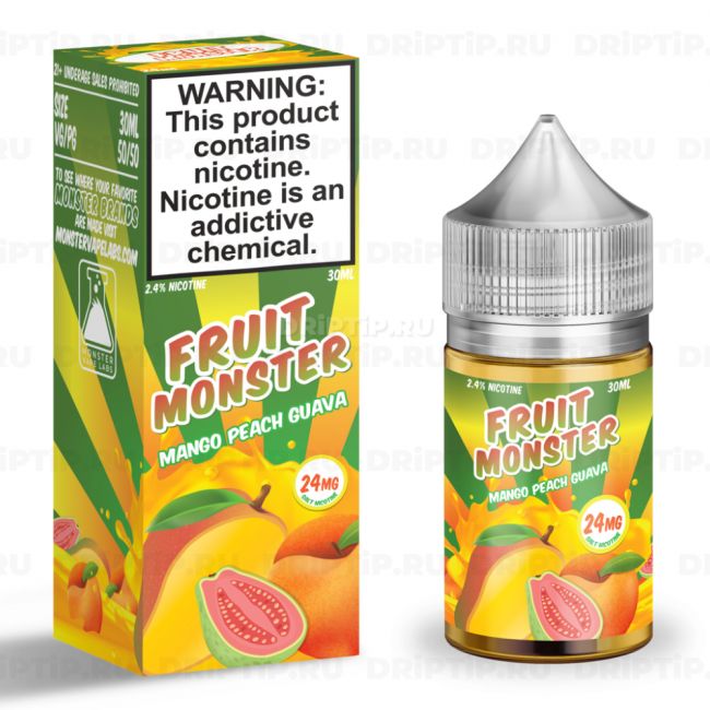 Жидкость Fruit Monster Salt - Mango Peach Guava 