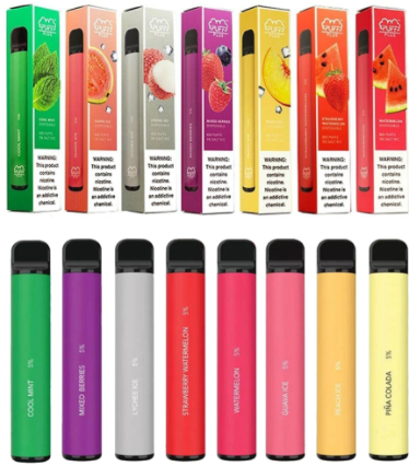 Одноразовая электронная сигарета Puff Bar Plus - Banana Papaya