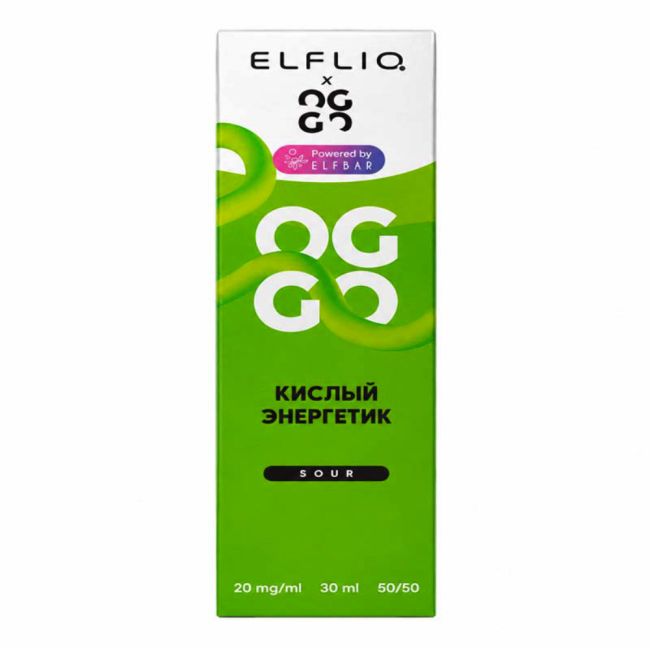 Жидкость ElfLiq X Oggo Sour Salt - Кислый Энергетик 