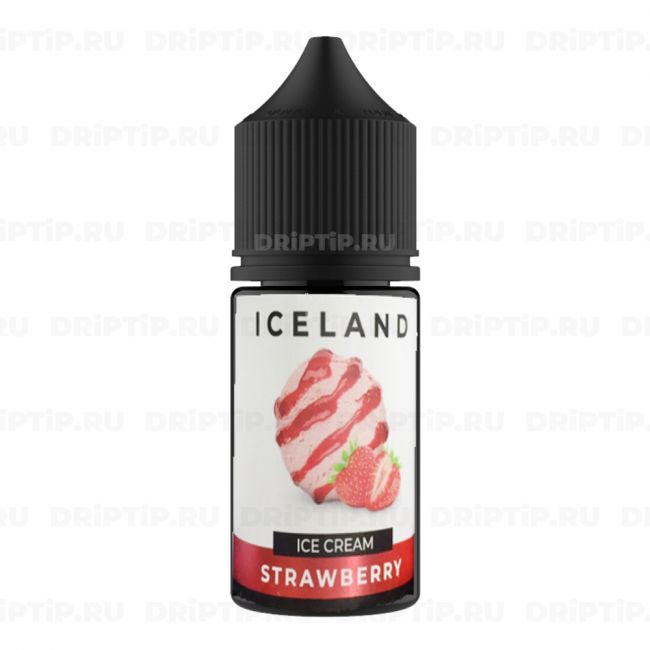 Жидкость Strawberry - Iceland Ice Cream Salt 