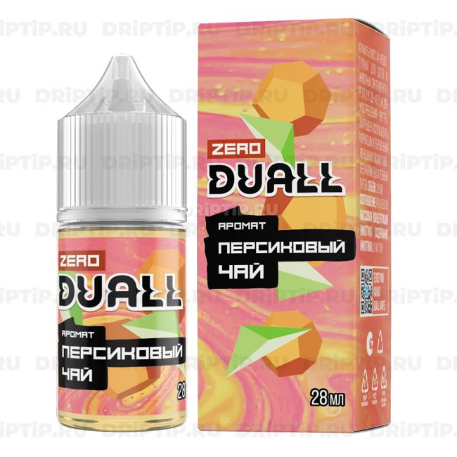 Жидкость Duall Zero - Персиковый чай 