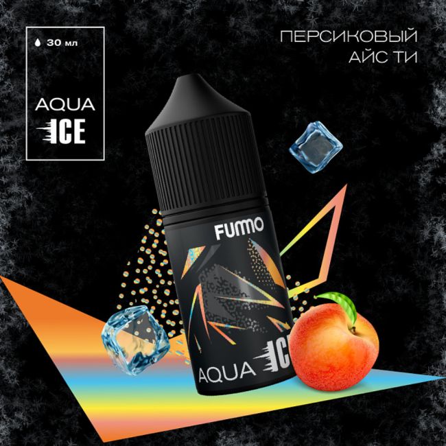 Жидкость Fummo Aqua Ice Salt - Персиковый Айс Ти 