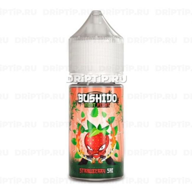 Жидкость Bushido Mint Fight Salt - Strawberry Sai 