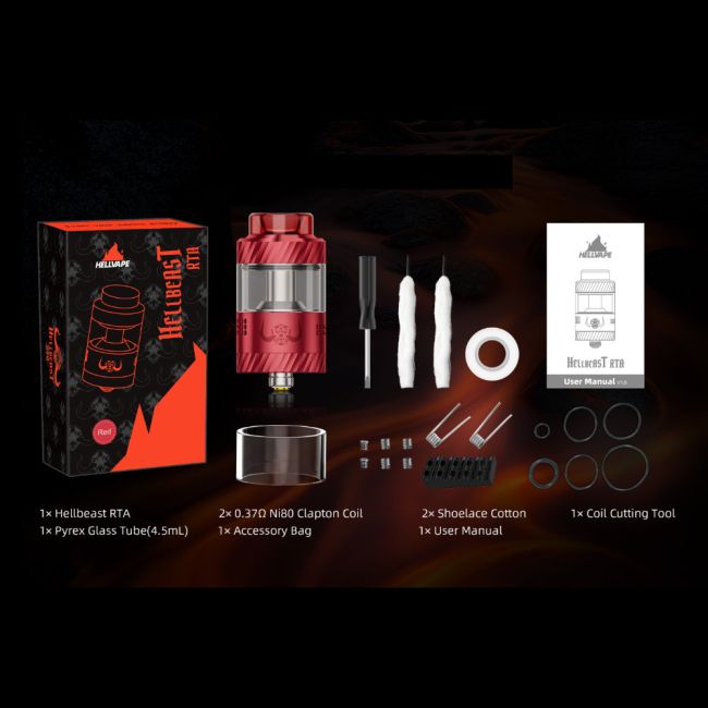 Hellvape Hellbeast RTA - обслуживаемый бак