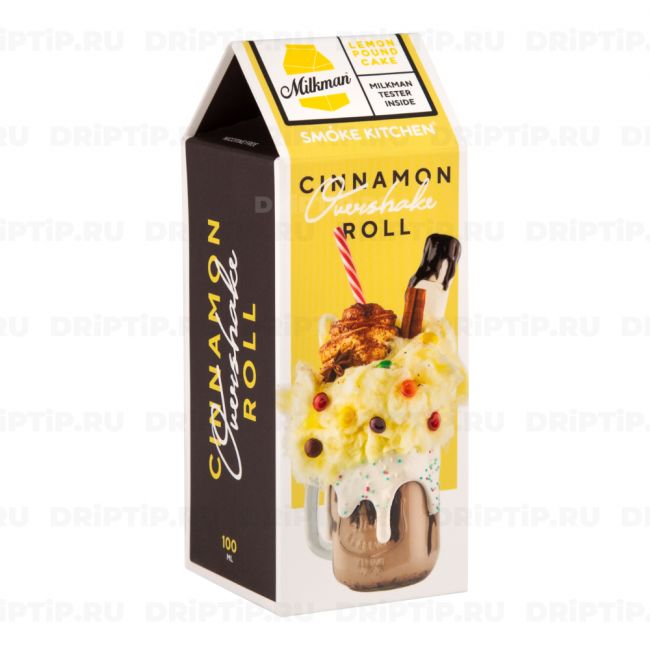 Жидкость Overshake + Milkman - Cinnamon Roll 