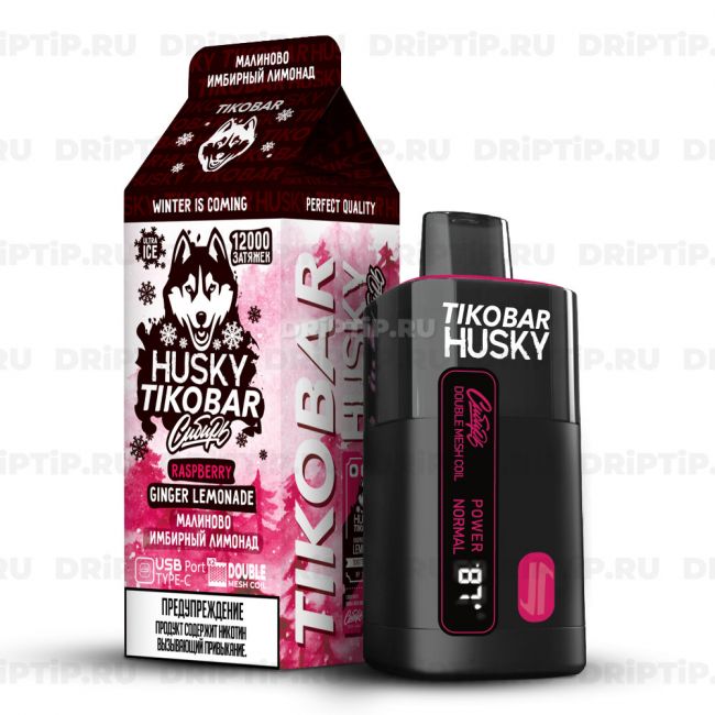 Husky Tikobar 12000 - Raspberry Ginger Lemonade
